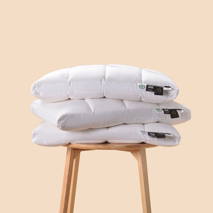 Adjustable Height Loft Goose Down Pillow