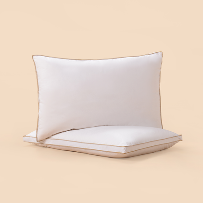 Gold Silk Bilateral Goose Down Pillow