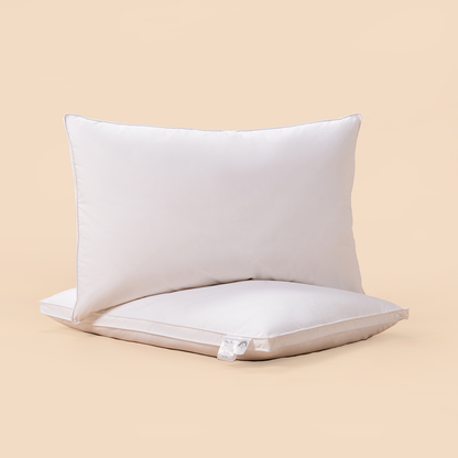 Gold Silk Bilateral Goose Down Pillow